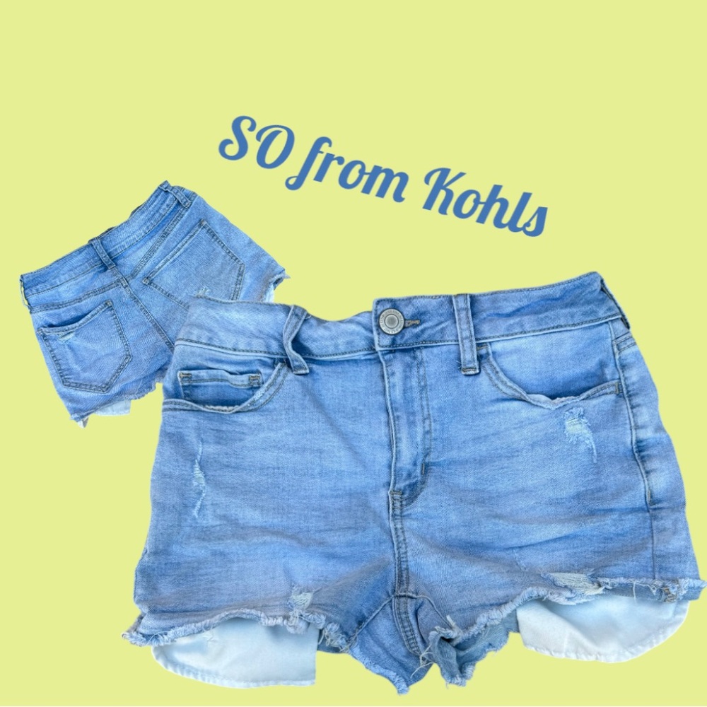 SO from Kohl’s Jean Shorts.
